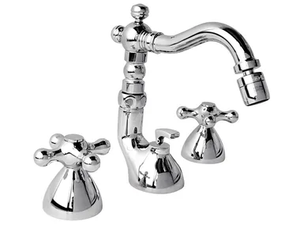 REVIVAL - 3 hole countertop chromed brass bidet tap _ Daniel Rubinetterie